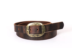 skinny_belt_black_brown_brass_  display picture 2