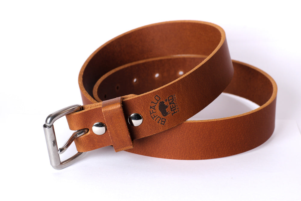 Leather Money Belt - 1.5in