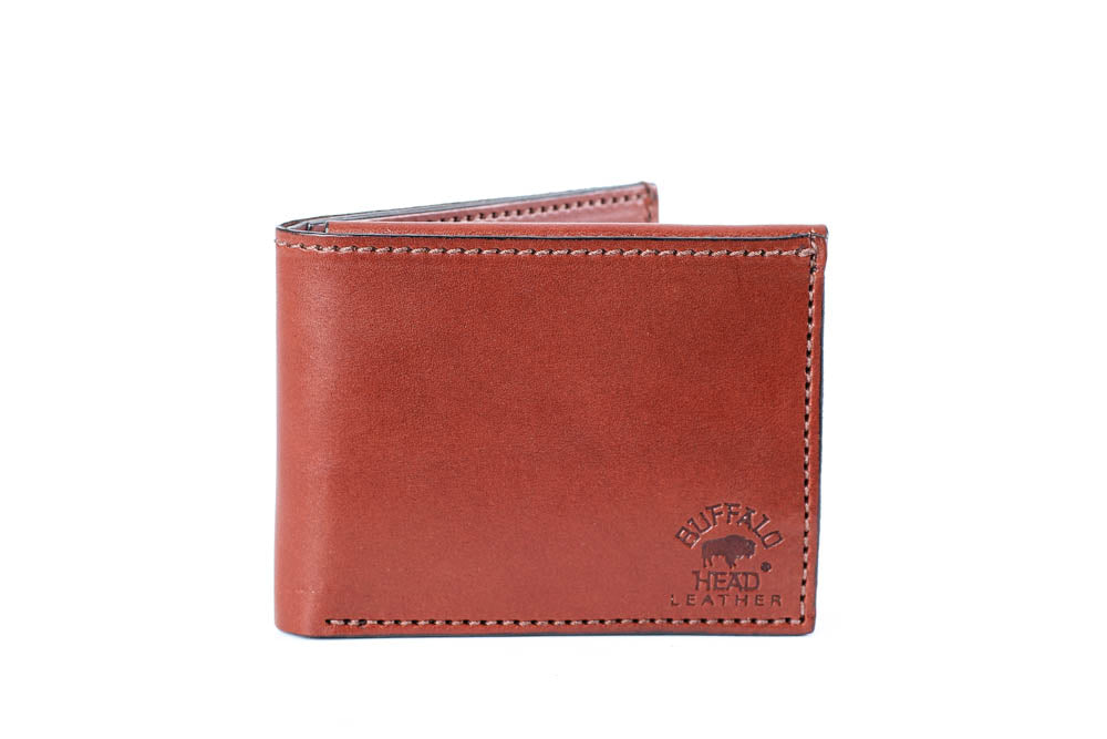 Mens Leather Wallet - USA Made Full Grain Leather