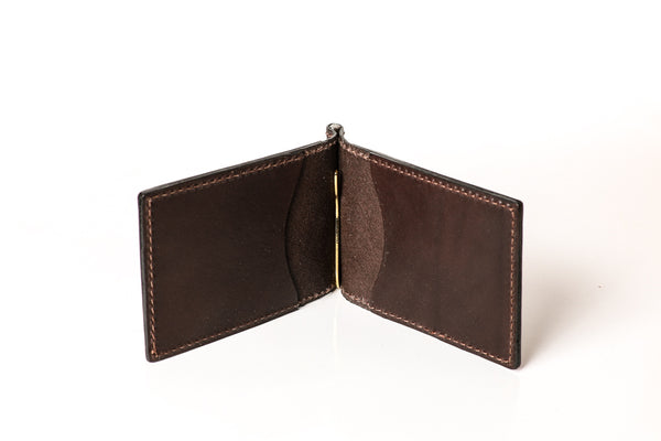 ComfortSlim Mini Wallet Dark Brown Hand Made in USA